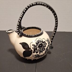 Blue Sky Black and White Ceramic Art Collection
